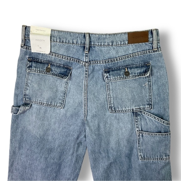 Hidden Logan Carpenter Wide Leg Dad Jeans Sz 31 NWT - Picture 7 of 12